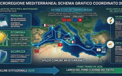 MACROREGIONE MEDITERRANEA: IL 2026 SEGNA LA SVOLTA DECISIVA PER L’APPROVAZIONE FORMALE DELLA STRATEGIA